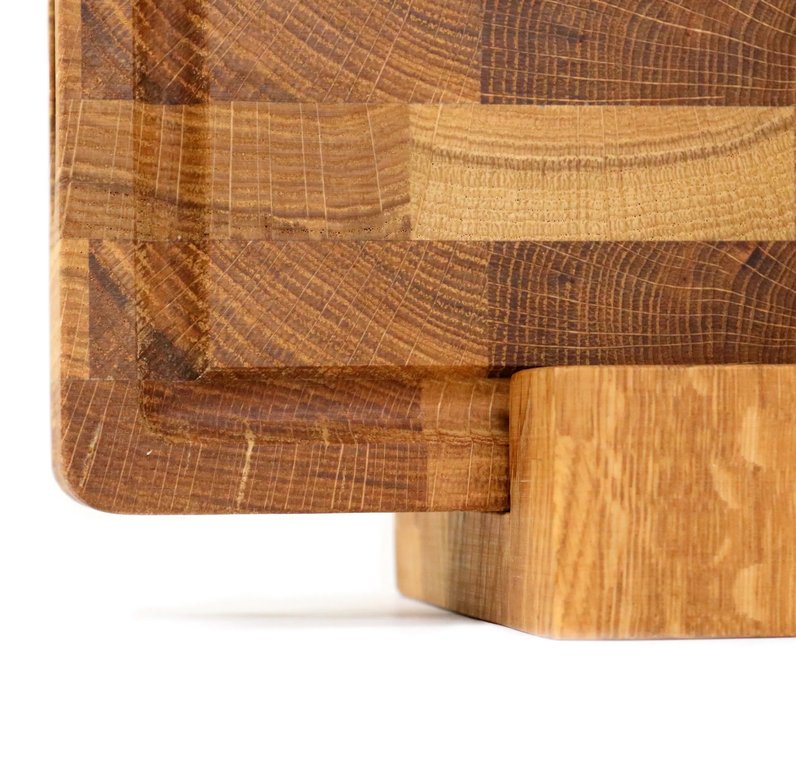 Stirnholz Schneidebrett 45x30x4cm | Eiche Holzbrett B4K B4K