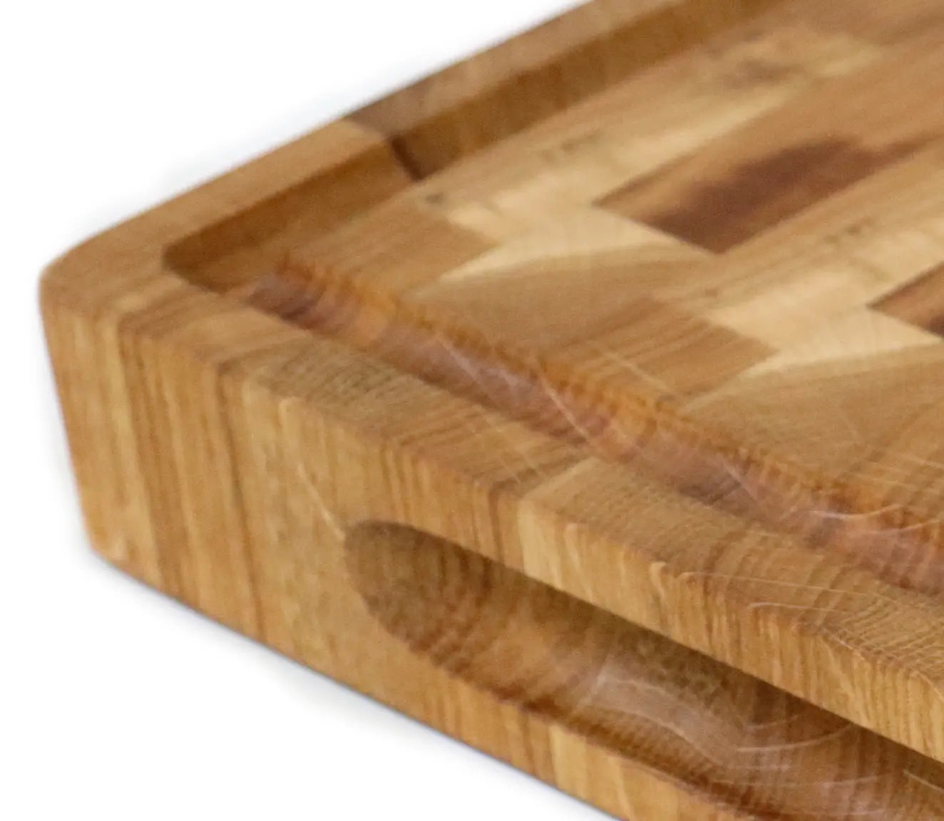 Stirnholz Schneidebrett 45x30x4cm | Eiche Holzbrett B4K B4K