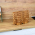 Kompaktes Stirnholz Küchenbrett Eiche 35x25x4cm | Hirnholz B4K