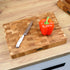 Kompaktes Stirnholz Küchenbrett Eiche 35x25x4cm | Hirnholz B4K