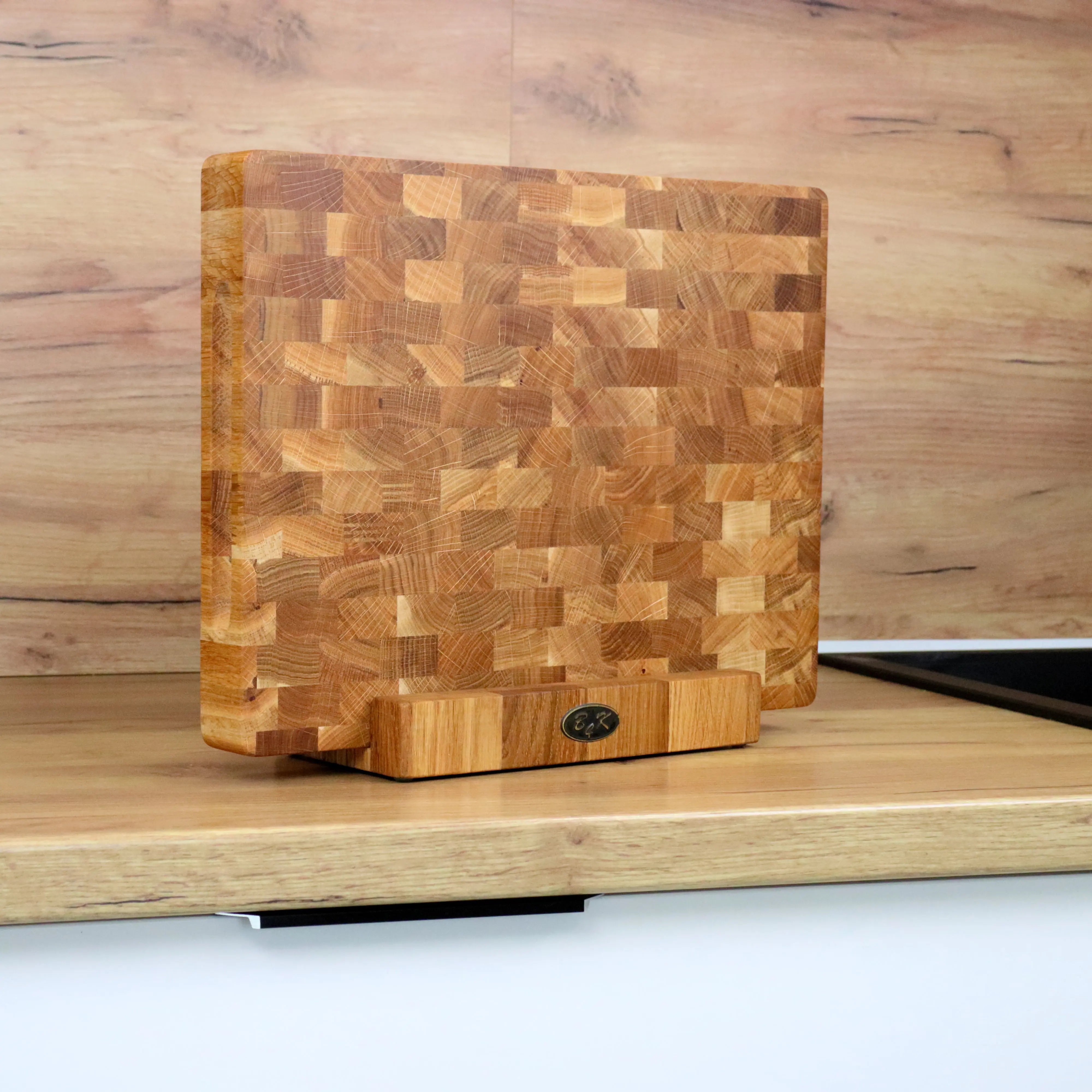 Hackblock aus Eiche 40x30x4cm | Stirnholz B4K B4K