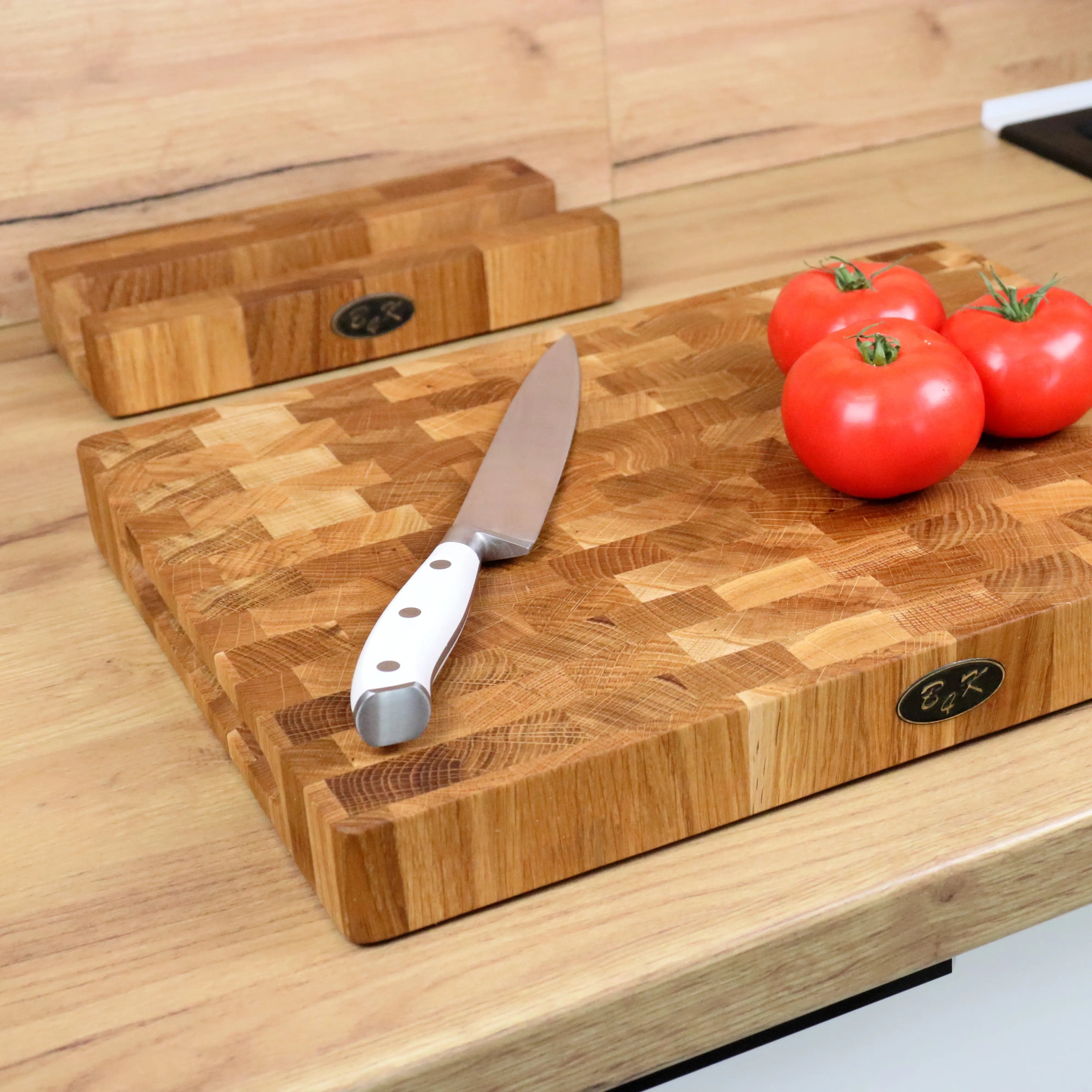 Hackblock aus Eiche 40x30x4cm | Stirnholz B4K B4K