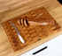 Massiver Hirnholz Hackblock Eiche 50x35x4cm | Stirnholz Brett B4K