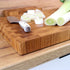 Stirnholz Hackblock aus Eiche 45x30x4cm | Hirnholz Schneidebrett B4K