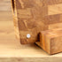 Stirnholz Hackblock aus Eiche 45x30x4cm | Hirnholz Schneidebrett B4K