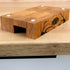 Lichtenberg-Blitze Designer 45x30x4cm Hackblock aus Eiche | Zweiseitig verwendbar | Handgemacht B4K