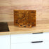 Designer Stirnholzbrett Eiche 35x25x4cm B4K | Lichtenberg-Hirnholz B4K