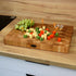 Stirnholz Hackblock aus Eiche 45x30x4cm | Hirnholz Schneidebrett B4K