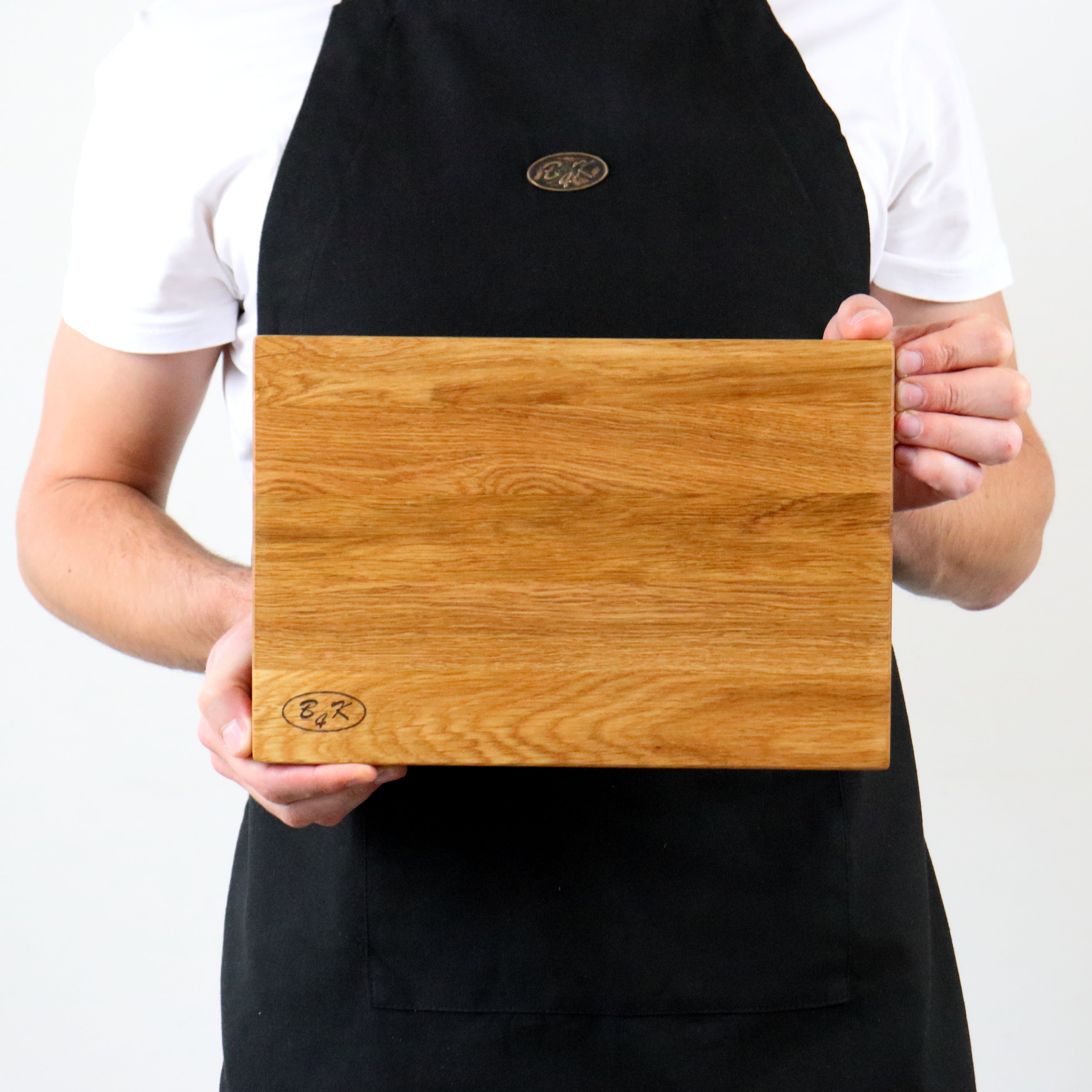 Küchenbrett aus Eiche 30x20cm | Tranchierbrett | Hackbrett | Frühstücksbrett | Servierbrett | Brotbrett