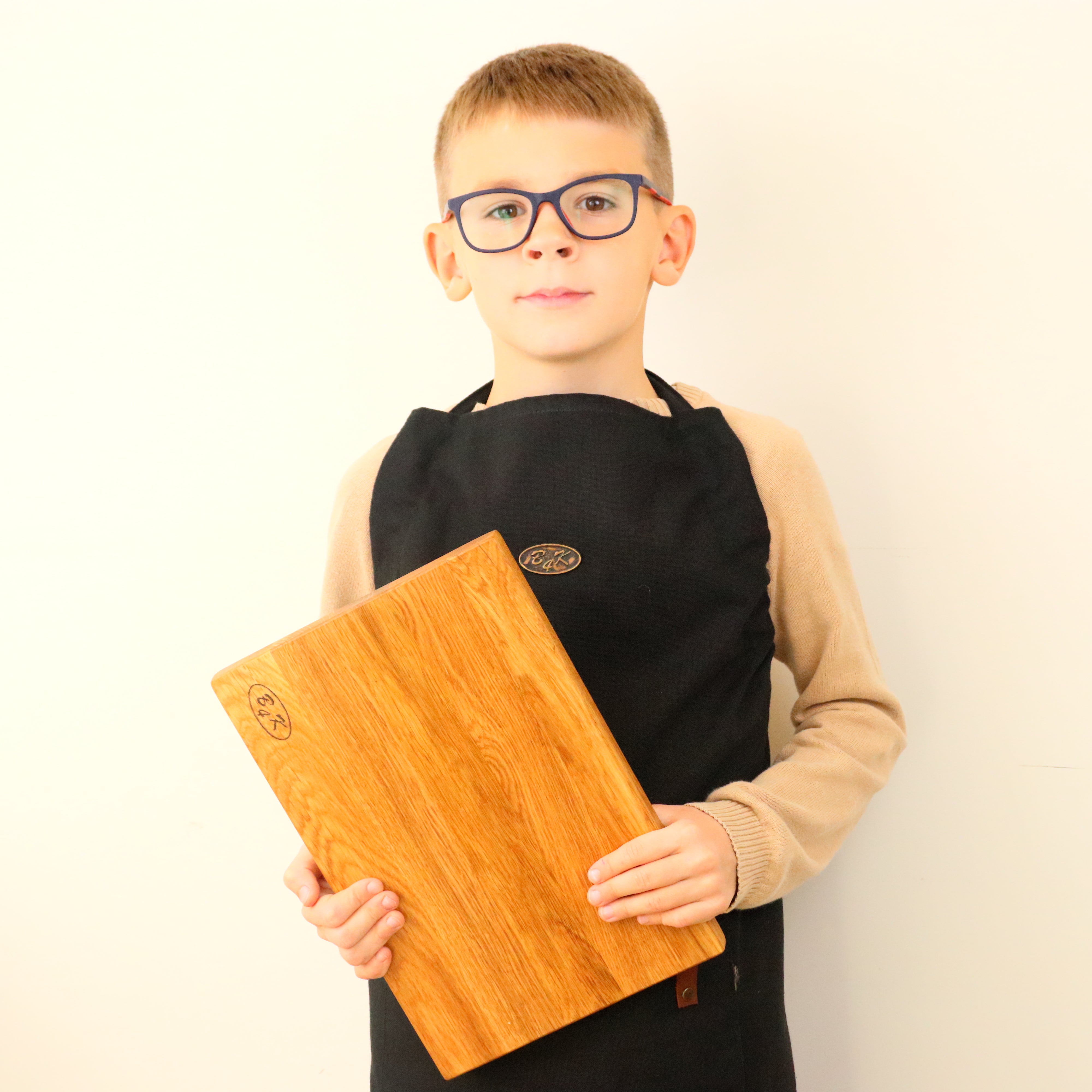 Küchenbrett aus Eiche 30x20cm | Tranchierbrett | Hackbrett | Frühstücksbrett | Servierbrett | Brotbrett