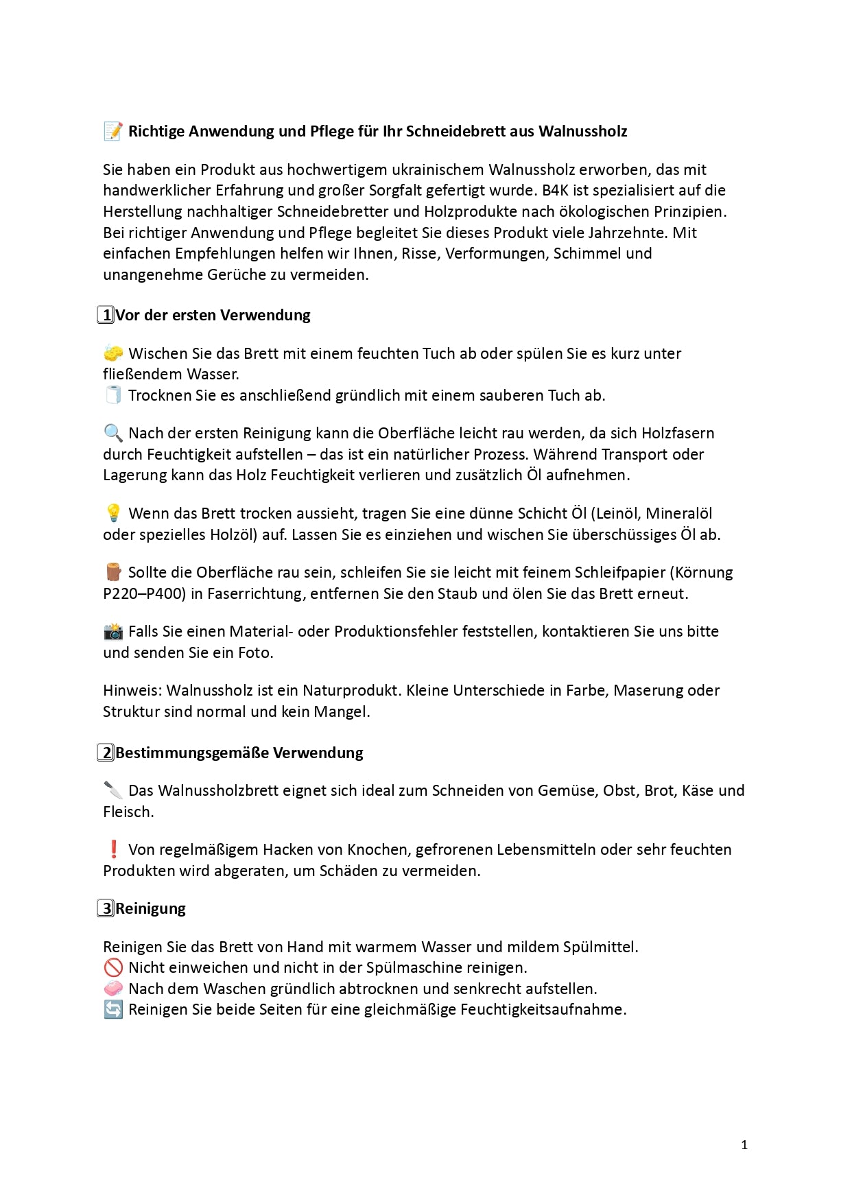 Küchenbrett aus Eiche 30x20cm | Tranchierbrett | Hackbrett | Frühstücksbrett | Servierbrett | Brotbrett