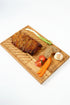 Steakbrett aus Eichenholz – Servierbrett für Steak & Grillfleisch – Grillbrett für BBQ, Fleisch & mehr B4K