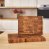 Lichtenberg-Blitze Designer 45x30x4cm Hackblock aus Eiche | Zweiseitig verwendbar | Handgemacht B4K
